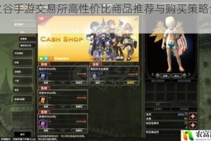 龙之谷手游交易所高性价比商品推荐与购买策略全解析