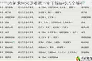 木筏求生常见难题与实用解决技巧全解析