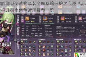 原神防御型圣遗物套装全解华馆守护之心逆飞流星防御力提升指南角色适用推荐一览