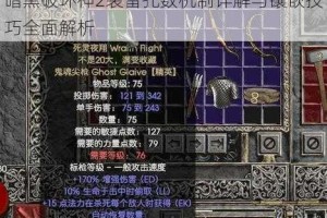 暗黑破坏神2装备孔数机制详解与镶嵌技巧全面解析
