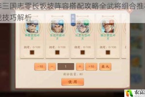 少年三国志零长坂坡阵容搭配攻略全武将组合推荐与实战技巧解析