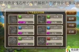 刀塔传奇灵魂石核心作用解析与英雄强化效果深度指南