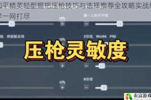 和平精英轻型握把压枪技巧与选择推荐全攻略实战教学一网打尽