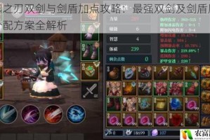魔渊之刃双剑与剑盾加点攻略：最强双剑及剑盾属性点分配方案全解析