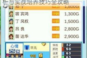 冠军足球物语2球员属性深度解析与实战培养技巧全攻略