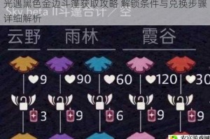 光遇黑色金边斗篷获取攻略 解锁条件与兑换步骤详细解析