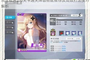 双生视界2-6关卡通关阵容搭配推荐及高效打法技巧解析