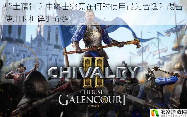 在骑士精神 2 的激烈战斗中,踢击作为一项重要的技能,其使用时机的把握至关重要。就如同一场精彩的击剑比赛,何时出剑能一击制胜,踢击也需要精准的时机选择。让我们以一场经典的骑士对决为例,两位骑士在战场上对峙,一方突然使出一记迅猛的踢击,将对方踢倒在地,赢得了胜利。这看似简单的一踢,背后却蕴含着诸多技巧和时机的考量。将从多个方面详细介绍骑士精神 2 中踢击的使用时机,为玩家们提供更深入的游戏理解。