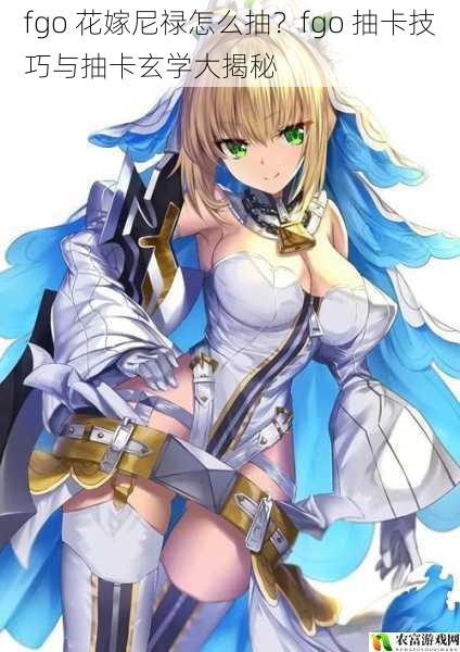 在 fgo 的世界里,花嫁尼禄无疑是众多玩家心中的渴望。那华丽的婚纱造型,独特的技能与宝具,让无数玩家为之倾倒。如何才能抽到花嫁尼禄呢?这不仅是技巧的问题,更是玄学的奥秘。让我们一起揭开 fgo 抽卡的神秘面纱,探寻花嫁尼禄的抽取之道。