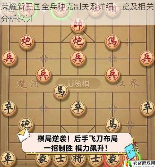 在荣耀新三国的战场上,兵种的选择与克制关系犹如棋局中的棋子布局,一招不慎可能满盘皆输。就如同赤壁之战中,曹操的百万大军虽势如破竹,但却被孙刘联军的火攻所破,其中兵种的克制关系起到了关键作用。将详细探讨荣耀新三国全兵种克制关系,并进行相关分析与探讨。