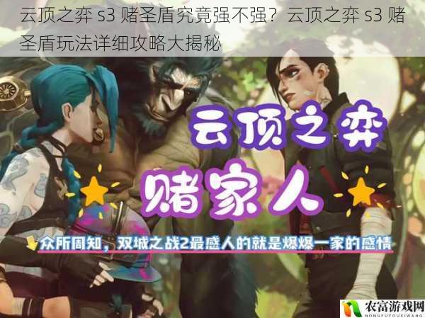 云顶之弈 s3 赌圣盾究竟强不强?云顶之弈 s3 赌圣盾玩法详细攻略大揭秘