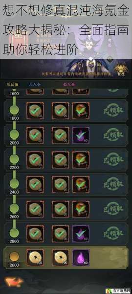 想不想修真混沌海氪金攻略大揭秘:全面指南助你轻松进阶