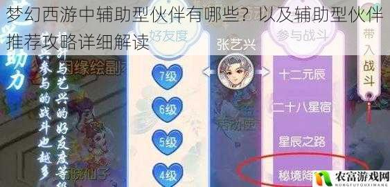 梦幻西游中辅助型伙伴有哪些?以及辅助型伙伴推荐攻略详细解读