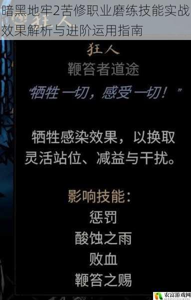 暗黑地牢2苦修职业磨练技能实战效果解析与进阶运用指南