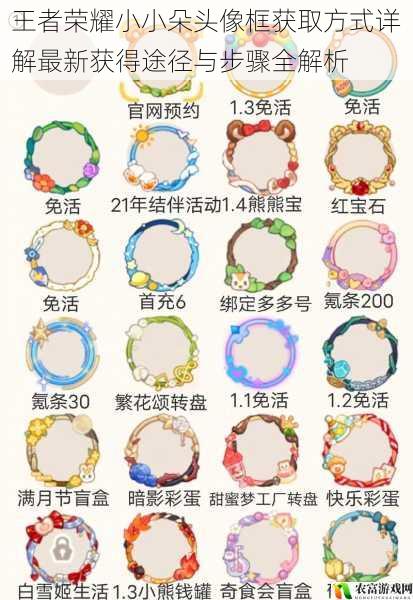 王者荣耀小小朵头像框获取方式详解最新获得途径与步骤全解析