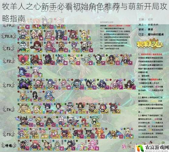 牧羊人之心新手必看初始角色推荐与萌新开局攻略指南