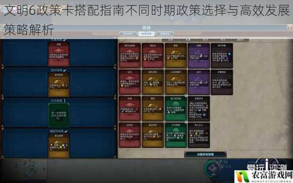 文明6政策卡搭配指南不同时期政策选择与高效发展策略解析