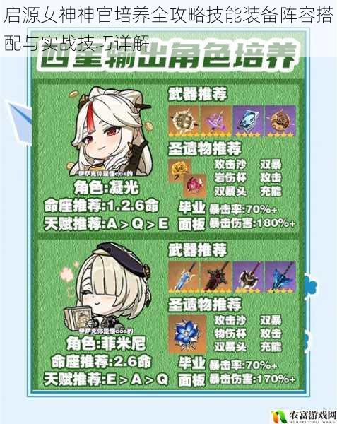 启源女神神官培养全攻略技能装备阵容搭配与实战技巧详解
