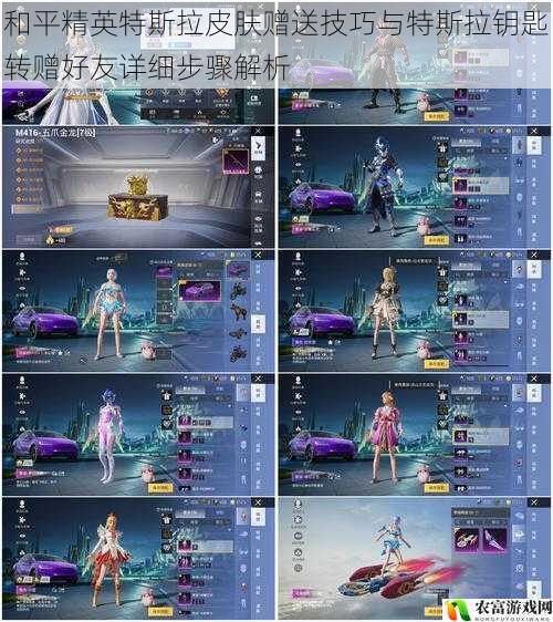 和平精英特斯拉皮肤赠送技巧与特斯拉钥匙转赠好友详细步骤解析