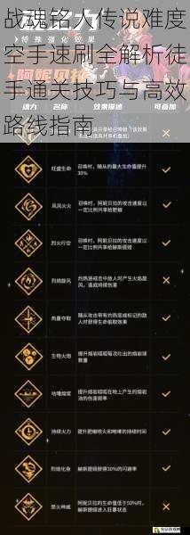 战魂铭人传说难度空手速刷全解析徒手通关技巧与高效路线指南
