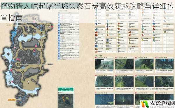 怪物猎人崛起曙光悠久燃石炭高效获取攻略与详细位置指南