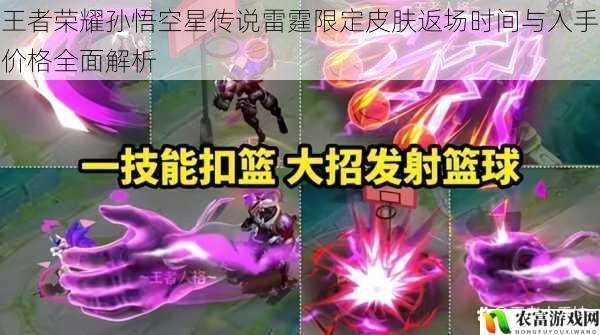 王者荣耀孙悟空星传说雷霆限定皮肤返场时间与入手价格全面解析
