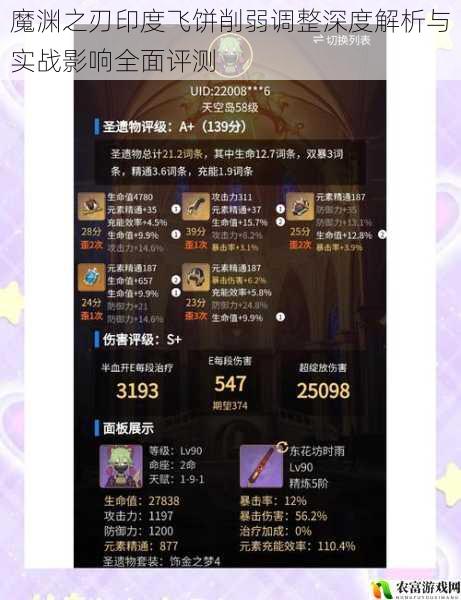 魔渊之刃印度飞饼削弱调整深度解析与实战影响全面评测