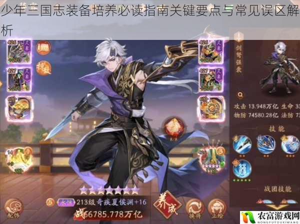 少年三国志装备培养必读指南关键要点与常见误区解析