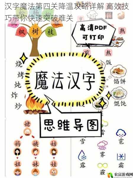 汉字魔法第四关降温攻略详解 高效技巧带你快速突破难关
