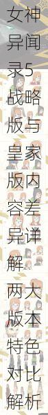女神异闻录5战略版与皇家版内容差异详解 两大版本特色对比解析