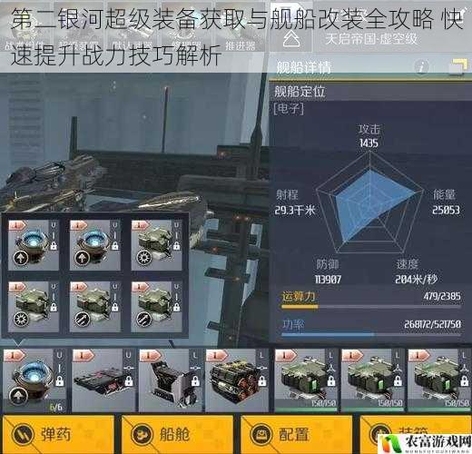 第二银河超级装备获取与舰船改装全攻略 快速提升战力技巧解析