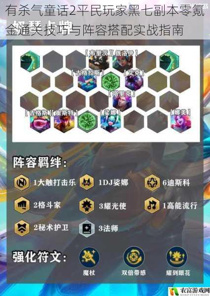 有杀气童话2平民玩家黑七副本零氪金通关技巧与阵容搭配实战指南