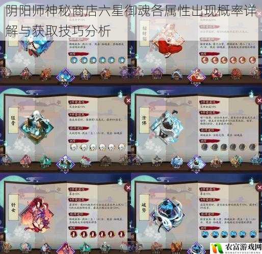 阴阳师神秘商店六星御魂各属性出现概率详解与获取技巧分析