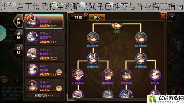 少年君王传武将全攻略最强角色推荐与阵容搭配指南