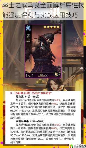 率土之滨马良全面解析属性技能强度评测与实战应用技巧