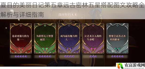 夏目的美丽日记第五章远古密林五星搭配图文攻略全解析与详细指南