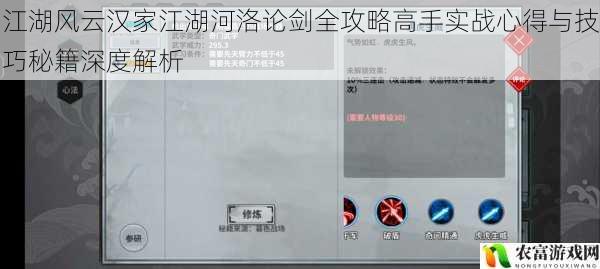 江湖风云汉家江湖河洛论剑全攻略高手实战心得与技巧秘籍深度解析