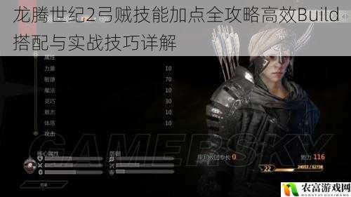 龙腾世纪2弓贼技能加点全攻略高效Build搭配与实战技巧详解