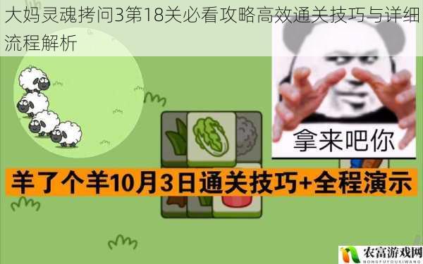 大妈灵魂拷问3第18关必看攻略高效通关技巧与详细流程解析