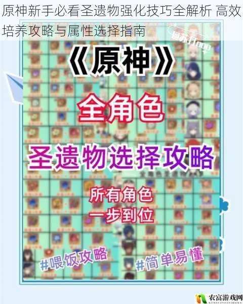 原神新手必看圣遗物强化技巧全解析 高效培养攻略与属性选择指南