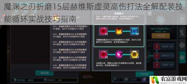 魔渊之刃折磨15层赫维斯虚灵高伤打法全解配装技能循环实战技巧指南