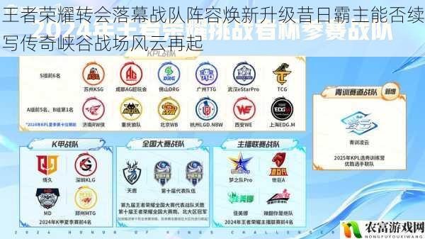 王者荣耀转会落幕战队阵容焕新升级昔日霸主能否续写传奇峡谷战场风云再起
